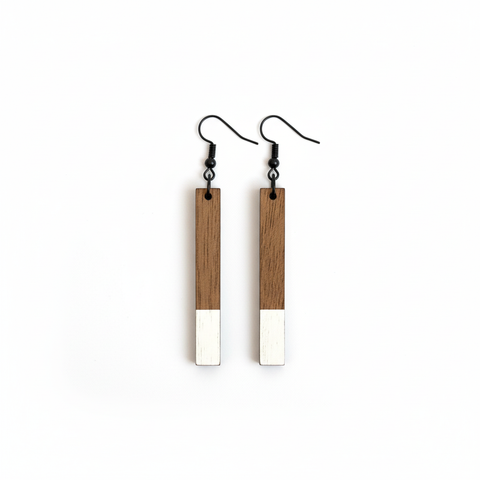 Boucles d’oreilles scandinaves longues tiges