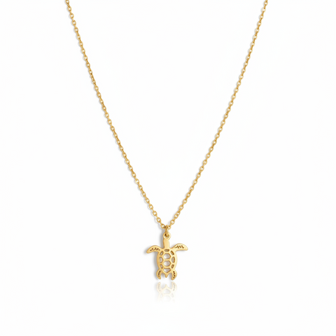 Collier Tortue dorée