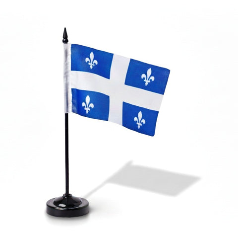 Fanion du Québec avec base