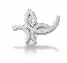 Épinglette fleur de lys stylisée