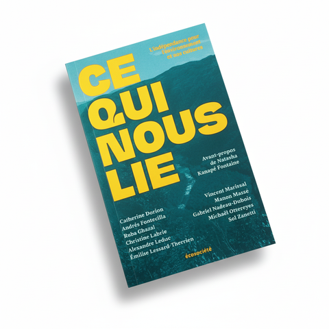 Livre : Collectif – Ce qui nous lie : l’indépendance pour l’environnement et nos cultures