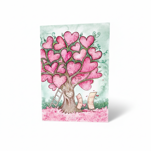 Carte de souhaits maux d’amour