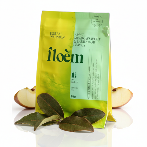 Tisane Pomme, reine des prés et feuilles du Labrador
