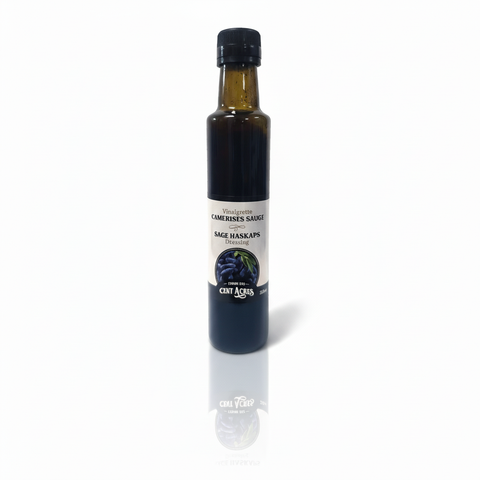 Vinaigrette aux camerises et à la sauge