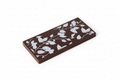 Tablette chocolat noir avec motifs blancs