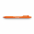 Stylo orange avec ombre