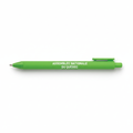 Stylo vert avec ombre