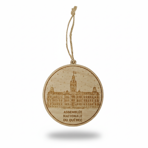 Ornement parlement en bois - avec ombre