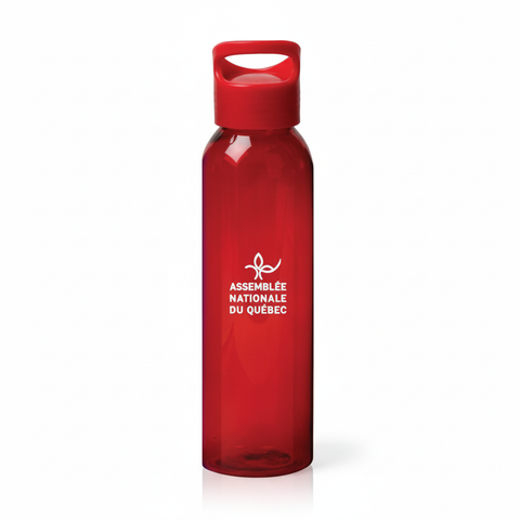 Bouteille de sport translucide