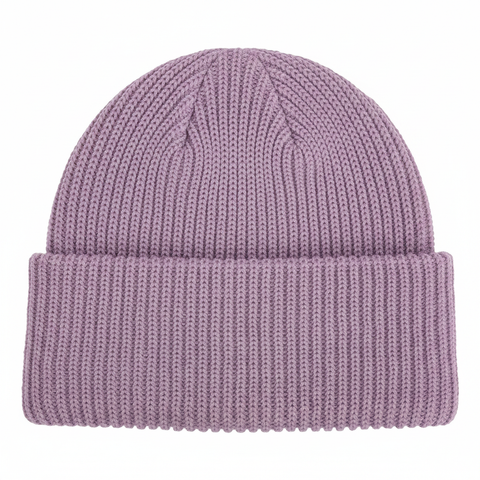Tuque à rebord côtelée