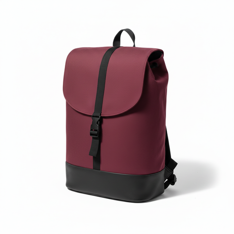 Sac à dos avec base en cuir