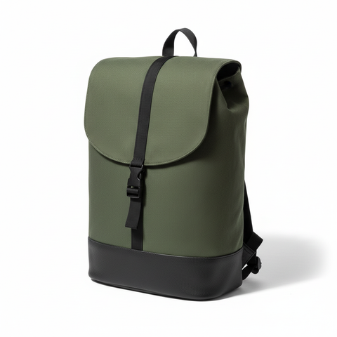 Sac à dos avec base en cuir