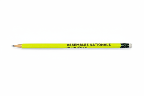Crayon ASSEMBLÉE NATIONALE DU QUÉBEC - jaune