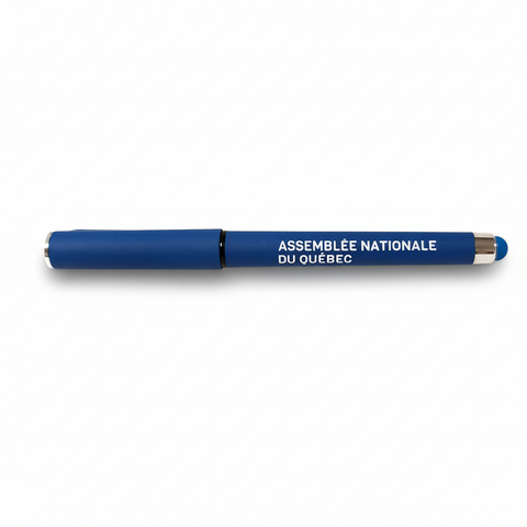 Stylo bleu foncé avec ombre