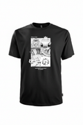 T-shirt noir Tempus Fugit - version professionnelle