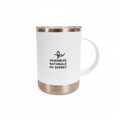 Tasse professionnelle sur fond blanc